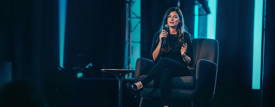 Woman in conference